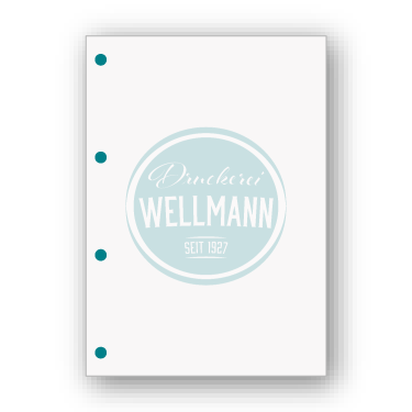 4-fach Abheftlochung links