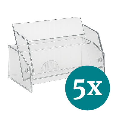 5 Visitenkartenboxen