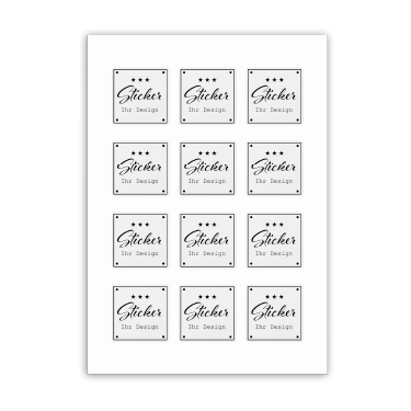 Mehrere Nutzen auf einem Bogen angestanzt