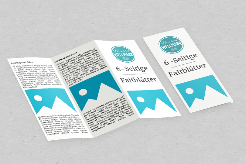 Folder | DIN Lang | 6-Seiten | Leporello | Zickzackfalz