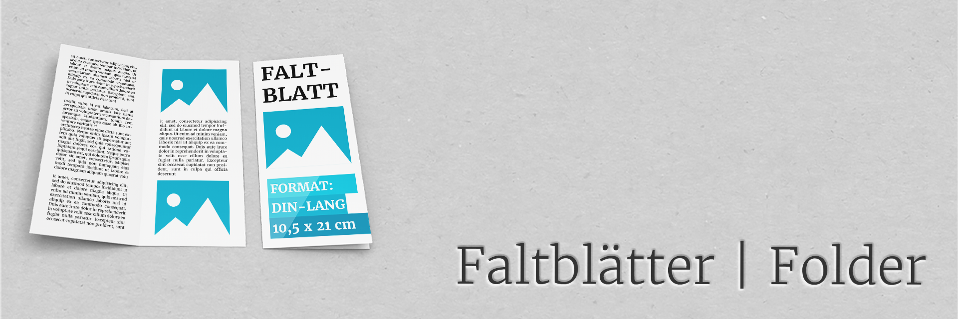 Folder | DIN Lang | 4-Seiten | Parallelfalz