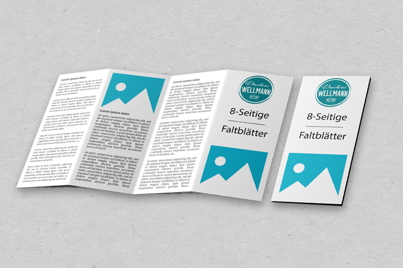 Folder | DIN Lang | 8-Seiten | Leporello | Zickzackfalz