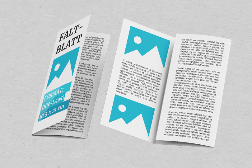 Folder | DIN Lang | 6-Seiten | Wickelfalz