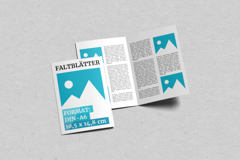 Folder | DIN A6 | 4-Seiten | Parallelfalz