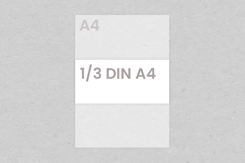 Flyer |  1/3 DIN A4 | 9,9 x 21 cm