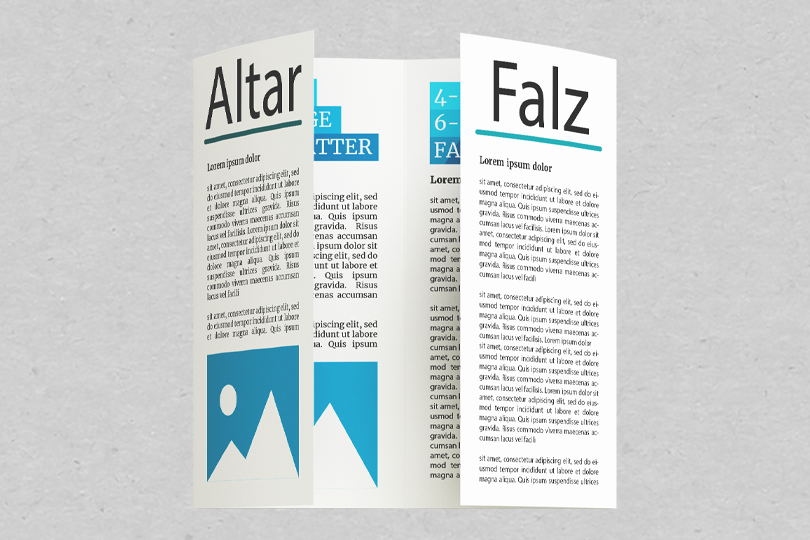 Folder | DIN Lang | 8-Seiten | Altarfalz