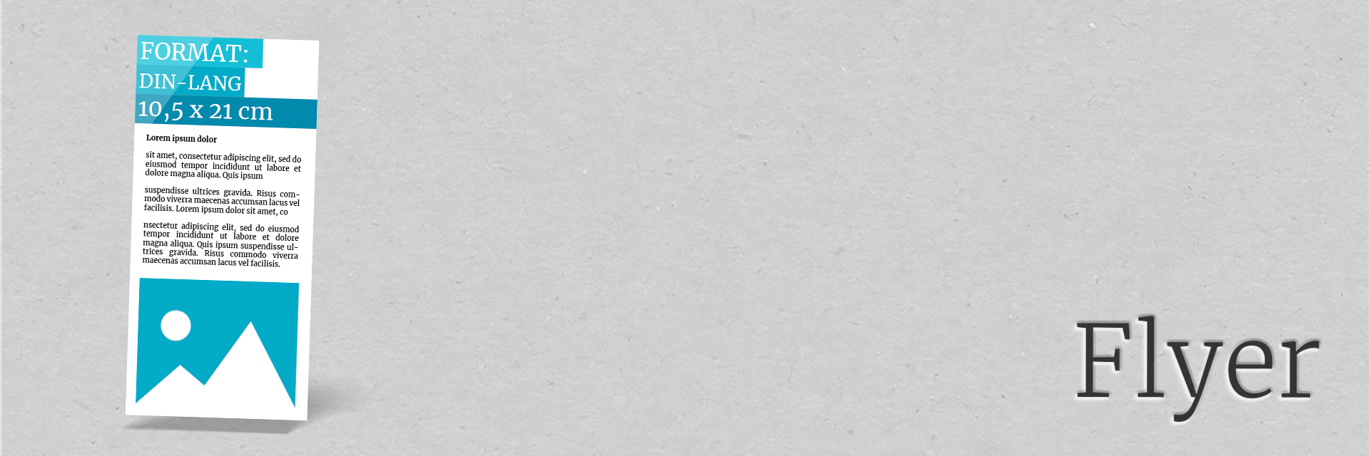 Flyer | DIN Lang | 10,5 x 21 cm