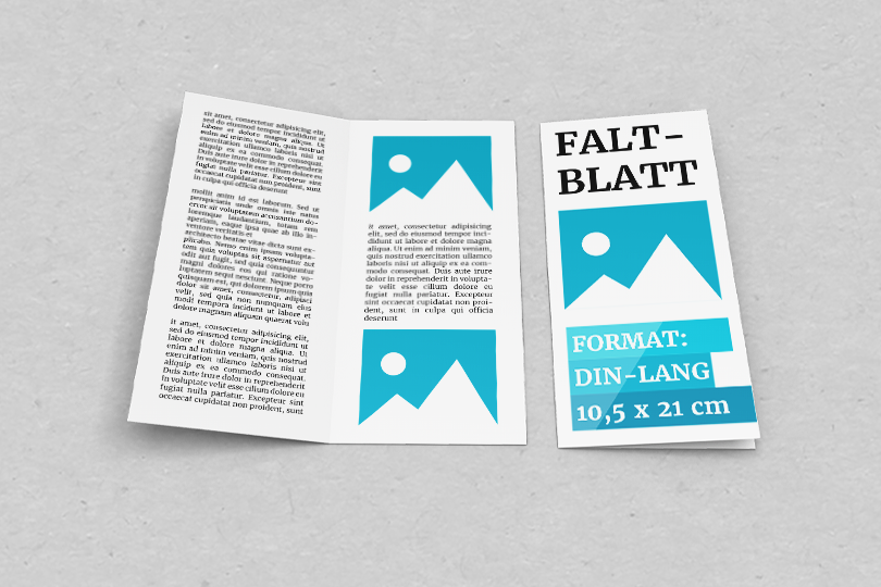 Folder | DIN Lang | 4-Seiten | Parallelfalz