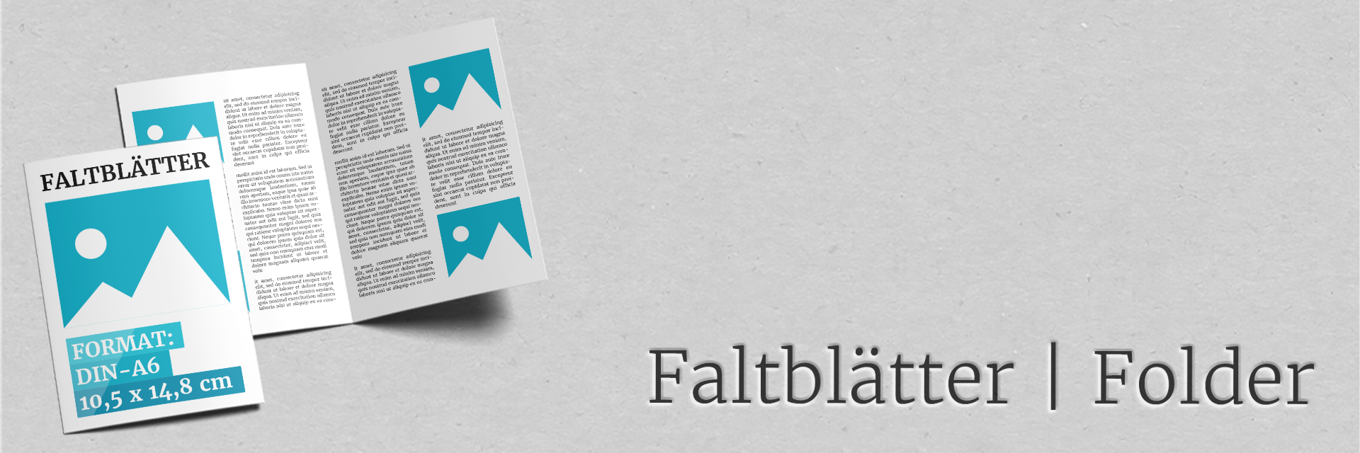 Folder | DIN A6 | 4-Seiten | Parallelfalz