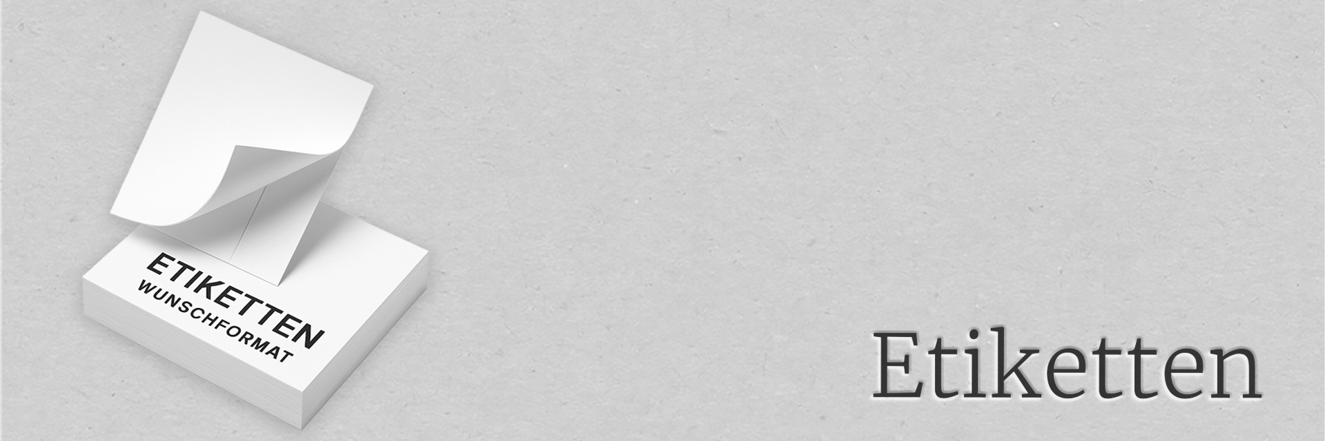 Etiketten im Wunschformat